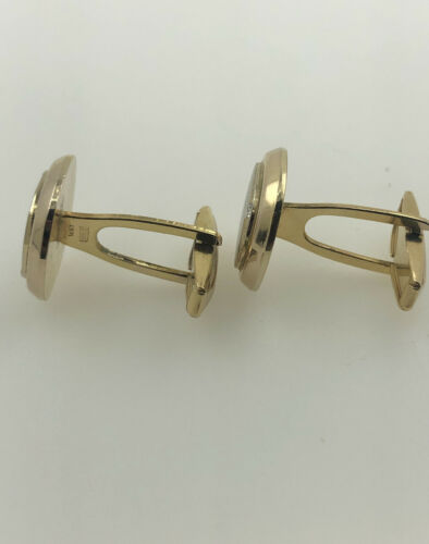 14KYG 9.1G SYN CZ CUFF LINKS