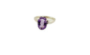 10K Yellow Gold Purple Topaz Ring