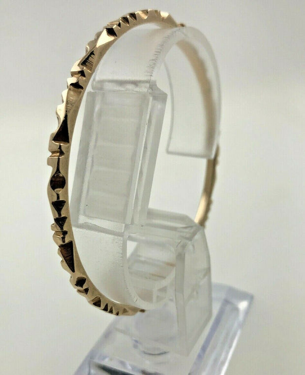 14K Yellow Gold Bangle Bracelet