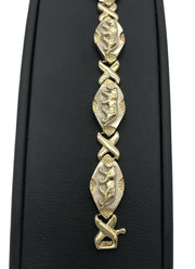 14K Yellow Gold Panther Bracelet
