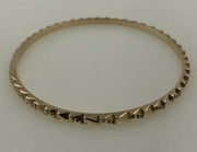 14K Yellow Gold Bangle Bracelet