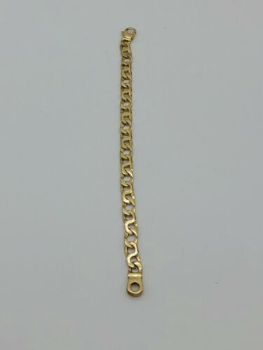 14K Yellow Gold Anchor/Marine Bracelet