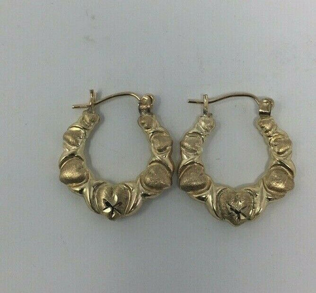 1.9 G 10 K -Y/G, GOLD HOOP EARRINGS GOLD
