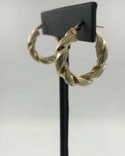 14KYG 4.6G GOLD EARRINGS TWIST STYLE