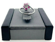 18K White Gold Ruby Ring