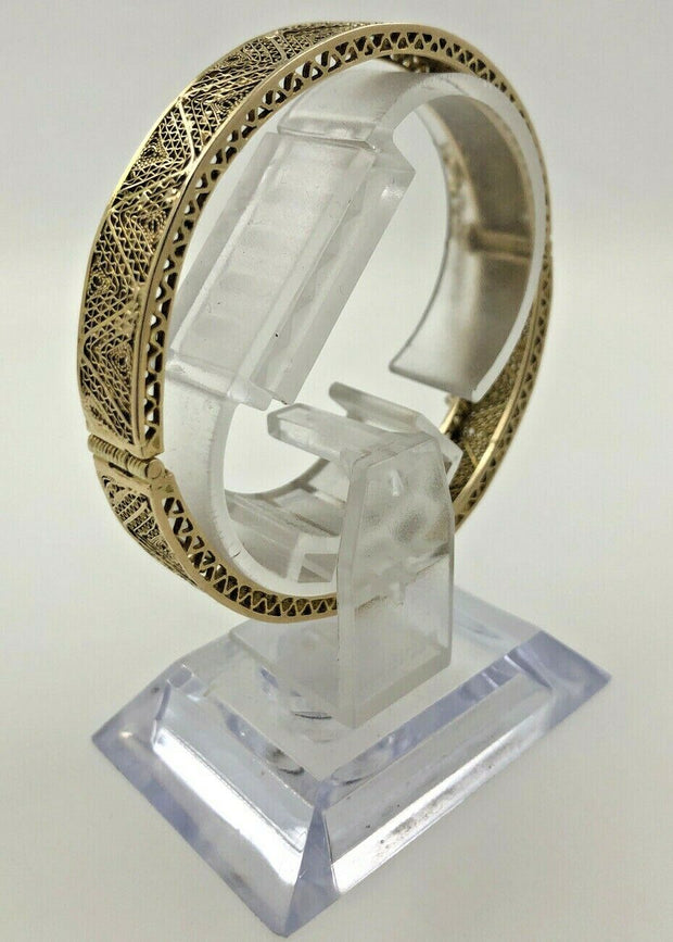 14K Yellow Gold Bangel Bracelet