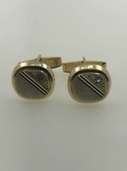 14KYG 9.1G SYN CZ CUFF LINKS