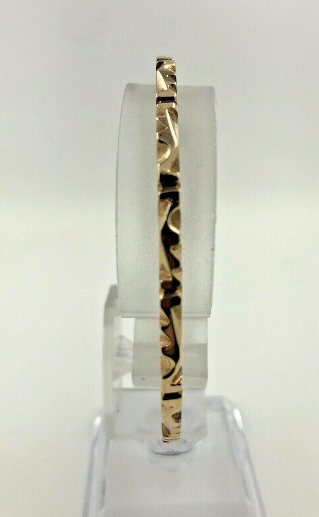 14K Yellow Gold Bangle Bracelet
