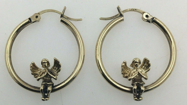 3.1G 10K-Y/G,GOLD ANGEL EARRING