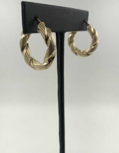 14KYG 4.6G GOLD EARRINGS TWIST STYLE