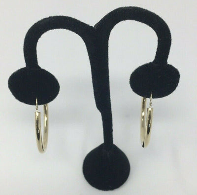 2.9 G 14K -Y/G, GOLD HOOP EARRINGS GOLD