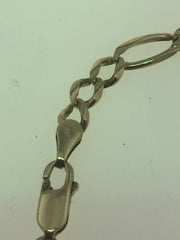 6.6G 10K-Y/G, SOLID FIGARO BRACELET 9"