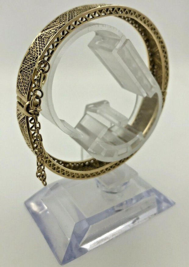 14K Yellow Gold Bangel Bracelet