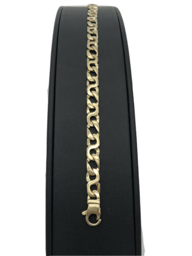 14K Yellow Gold Anchor/Marine Bracelet