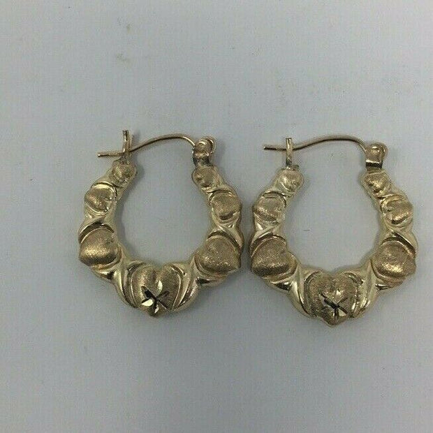 1.9 G 10 K -Y/G, GOLD HOOP EARRINGS GOLD