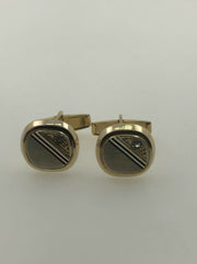 14KYG 9.1G SYN CZ CUFF LINKS