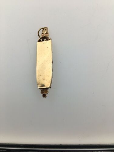 14K YG MEZUZAH PENDANT