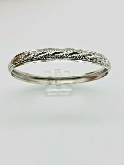 .925 Single Bangle Ladies Bracelet