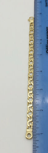 14K Yellow Gold Anchor/Marine Bracelet
