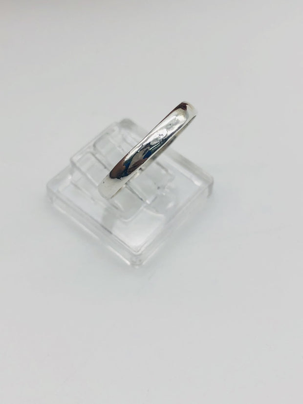 .925 Plain  Sterling Silver Band Ring