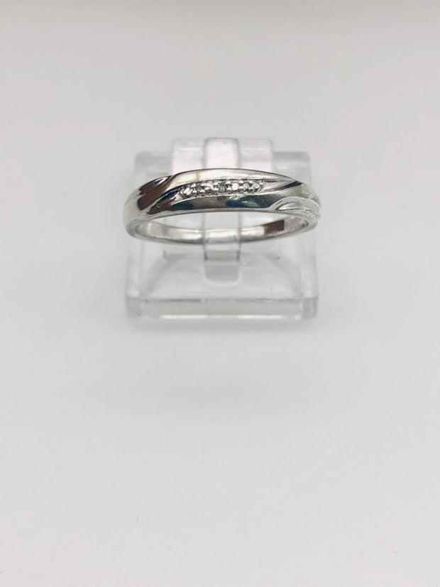 .925  Sterling Silver Wedding Band Ring
