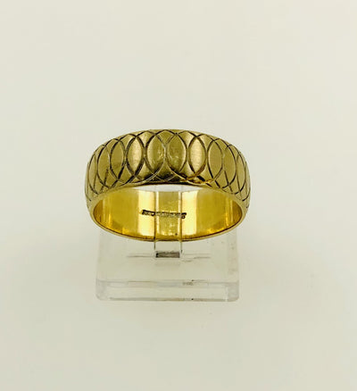 14K Yellow Gold Wedding Band Ring
