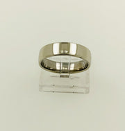 10K White Gold Wedding Ring Band