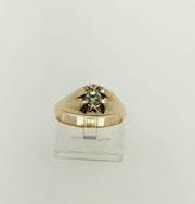 14K Rose Gold Diamond Ring