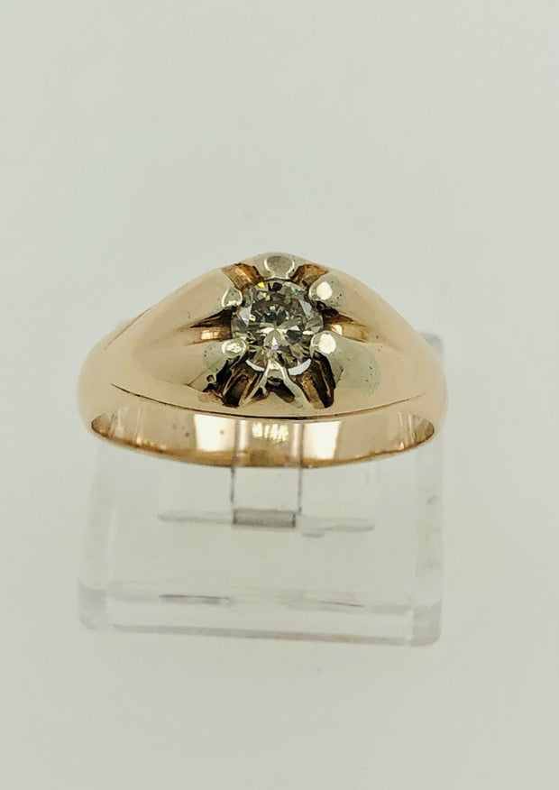 14K Rose Gold Diamond Ring