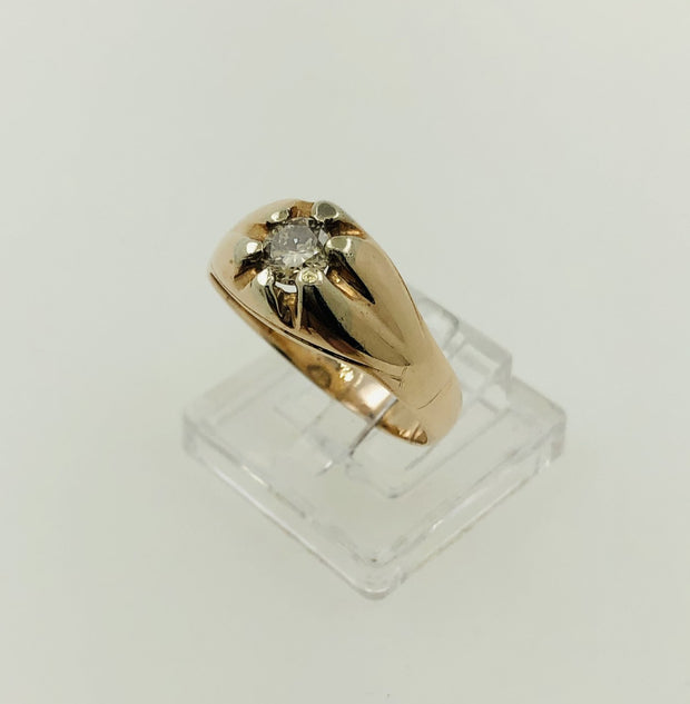 14K Rose Gold Diamond Ring