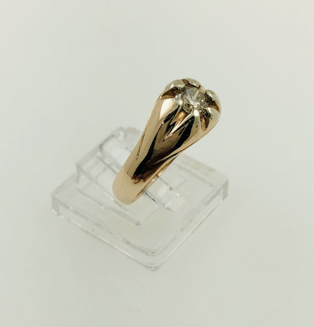 14K Rose Gold Diamond Ring