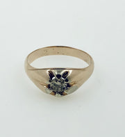 14K Rose Gold Diamond Ring