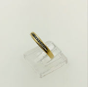 10K Yellow Gold Diamond Wedding Band Ring