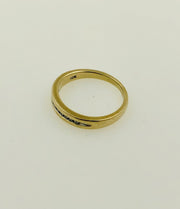 10K Yellow Gold Diamond Wedding Ring