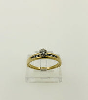10K Yellow Gold Engagement Diamond Ring