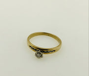 10K Yellow Gold Engagement Diamond Ring