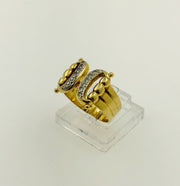 18K Yellow Gold Diamond Ring