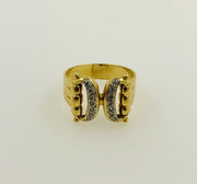 18K Yellow Gold Diamond Ring