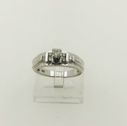 14K White Gold Engagement Diamond Ring