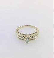 10K Yellow Gold Diamond Ring