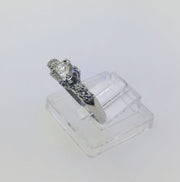 Platinum  Engagement Diamond Ring
