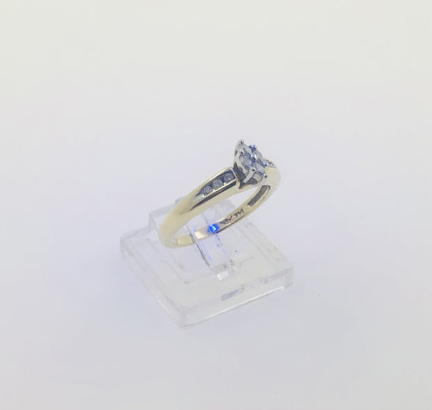 14K Yellow Gold Diamond Ring