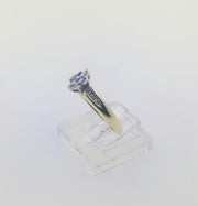 14K Yellow Gold Diamond Ring