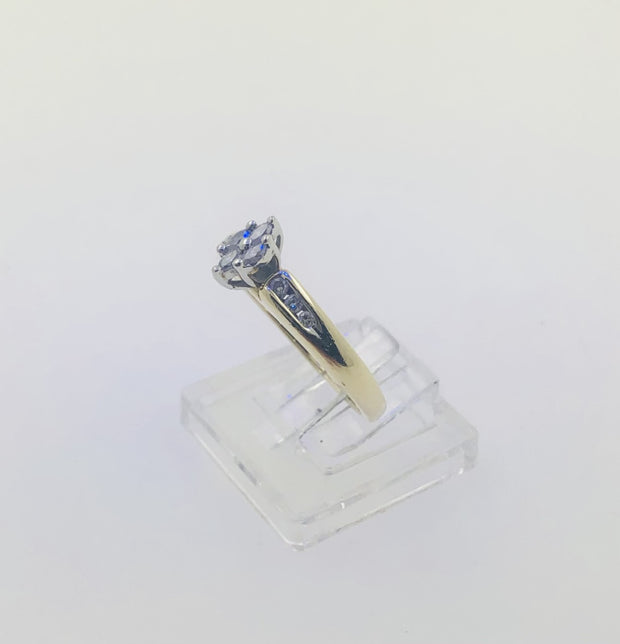 14K Yellow Gold Diamond Ring
