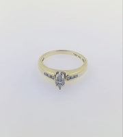 14K Yellow Gold Diamond Ring