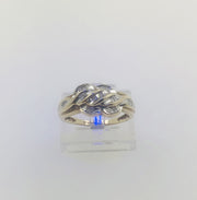 10K Yellow Gold Diamond Band Ring