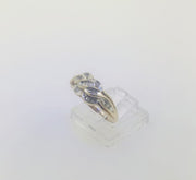 10K Yellow Gold Diamond Band Ring