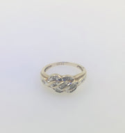 10K Yellow Gold Diamond Band Ring