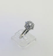 14K White Gold Diamond Ring