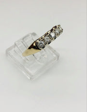 14k Yellow Gold Diamond Ring Band